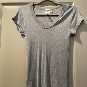 Anthropologie gray tee, size 0